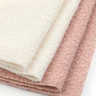 코트 재킷을위한 100% 폴리 에스테르 Sherpa Teddy Fleece 원단