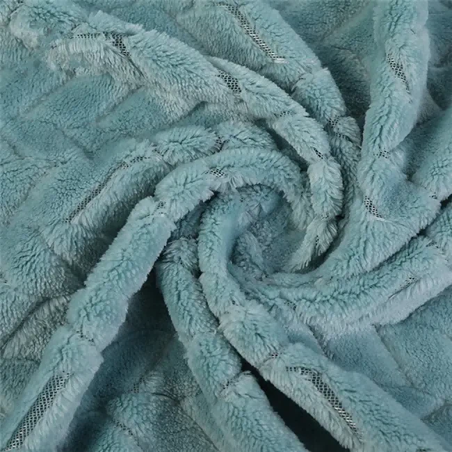 Leaf Jacquard Flannel Fabric manufacturers