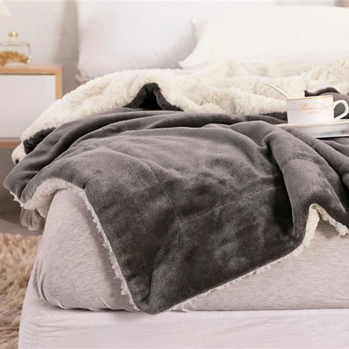 sherpa fleece blanket