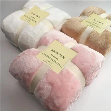 100% 폴리 에스테르 산호 플란넬 양털 담요