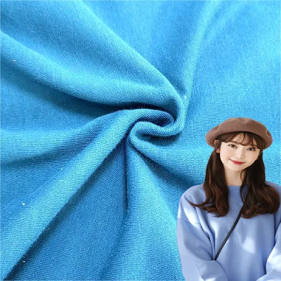 솔리드 니트 브러시드 테리 플리스