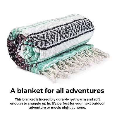 Mexican Cotton Woven Throw Blankets