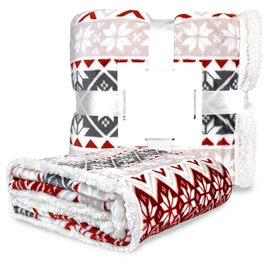 100%폴리 에스테르 크리스마스 담요